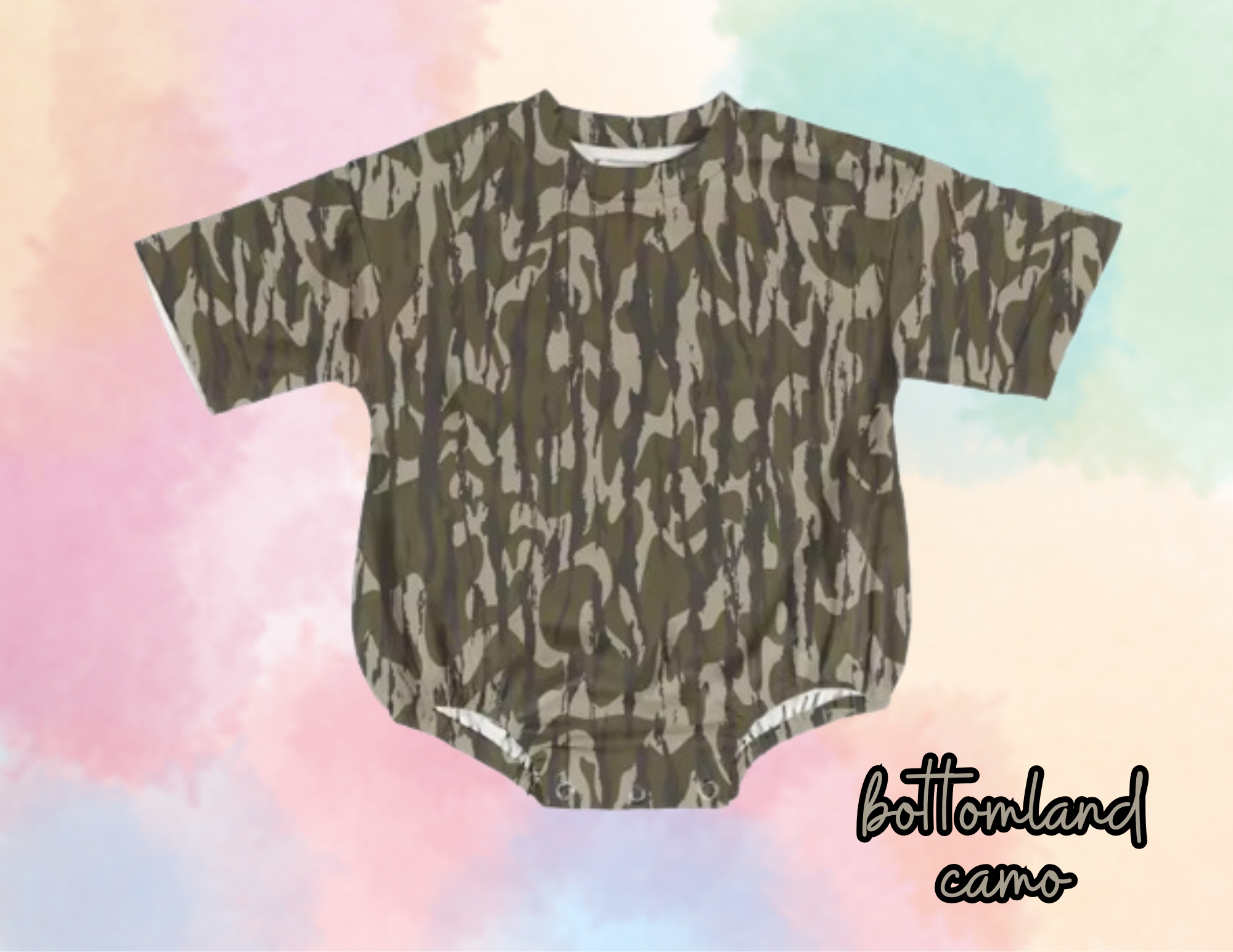 baggy print bubble blank