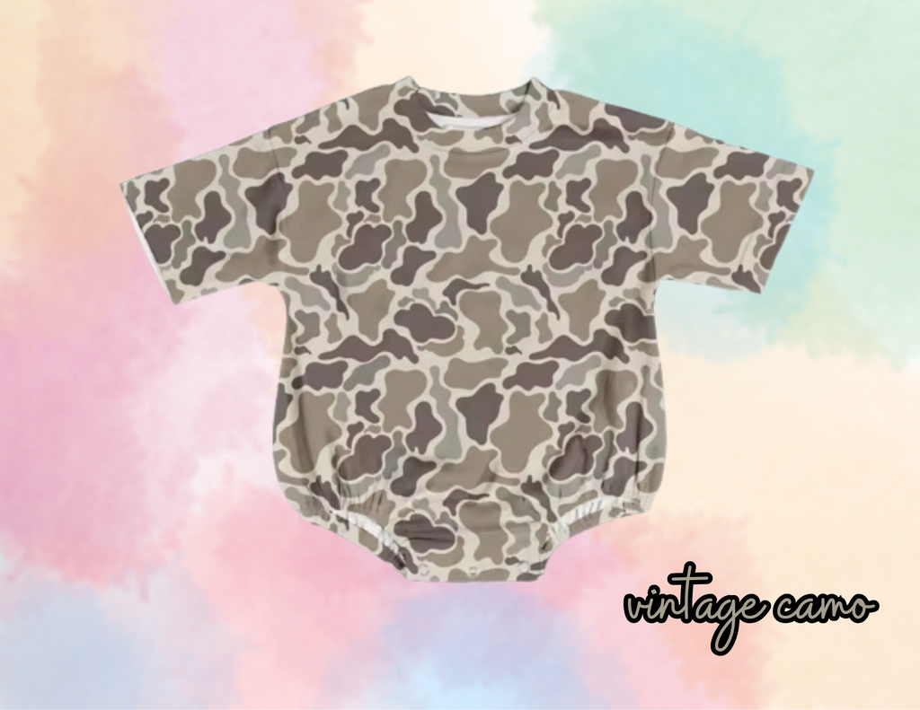 baggy print bubble with design