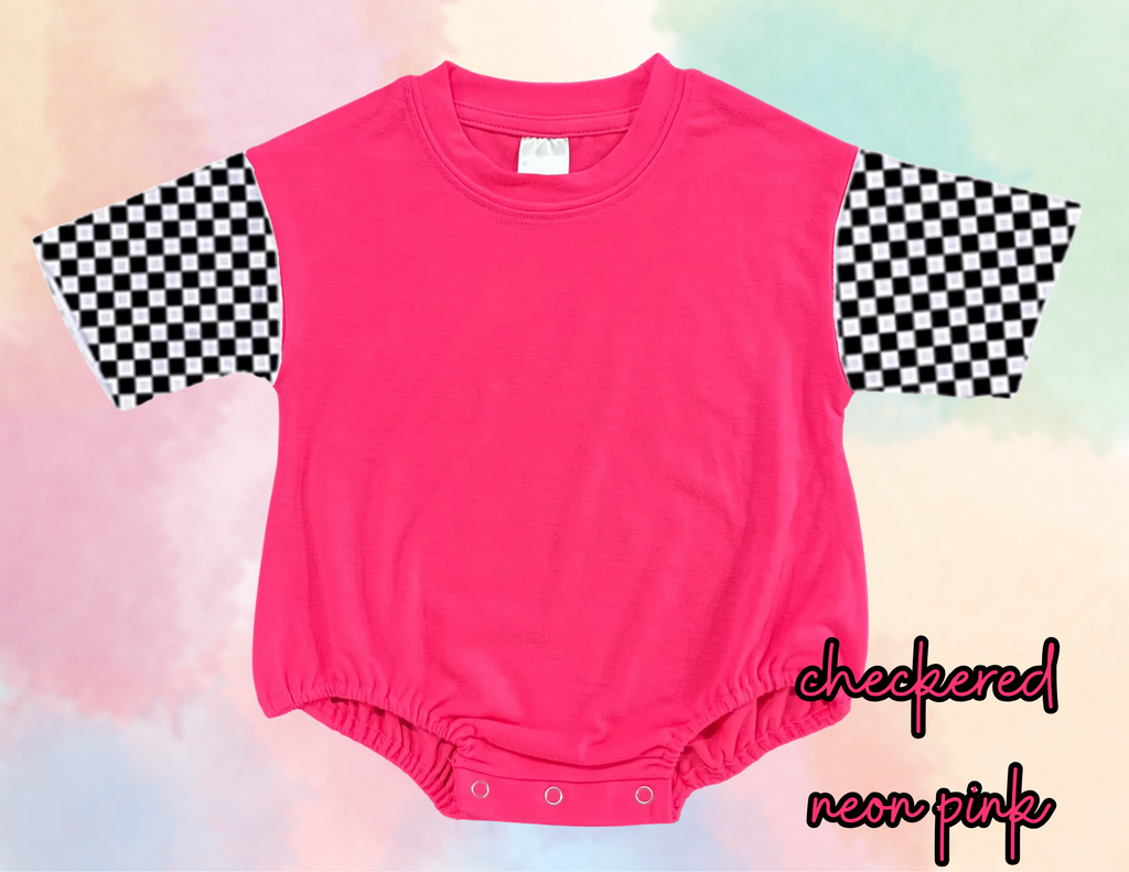 neon rompers blank