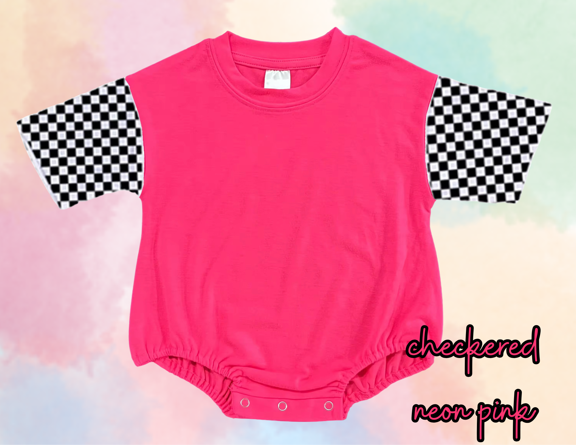 neon rompers blank