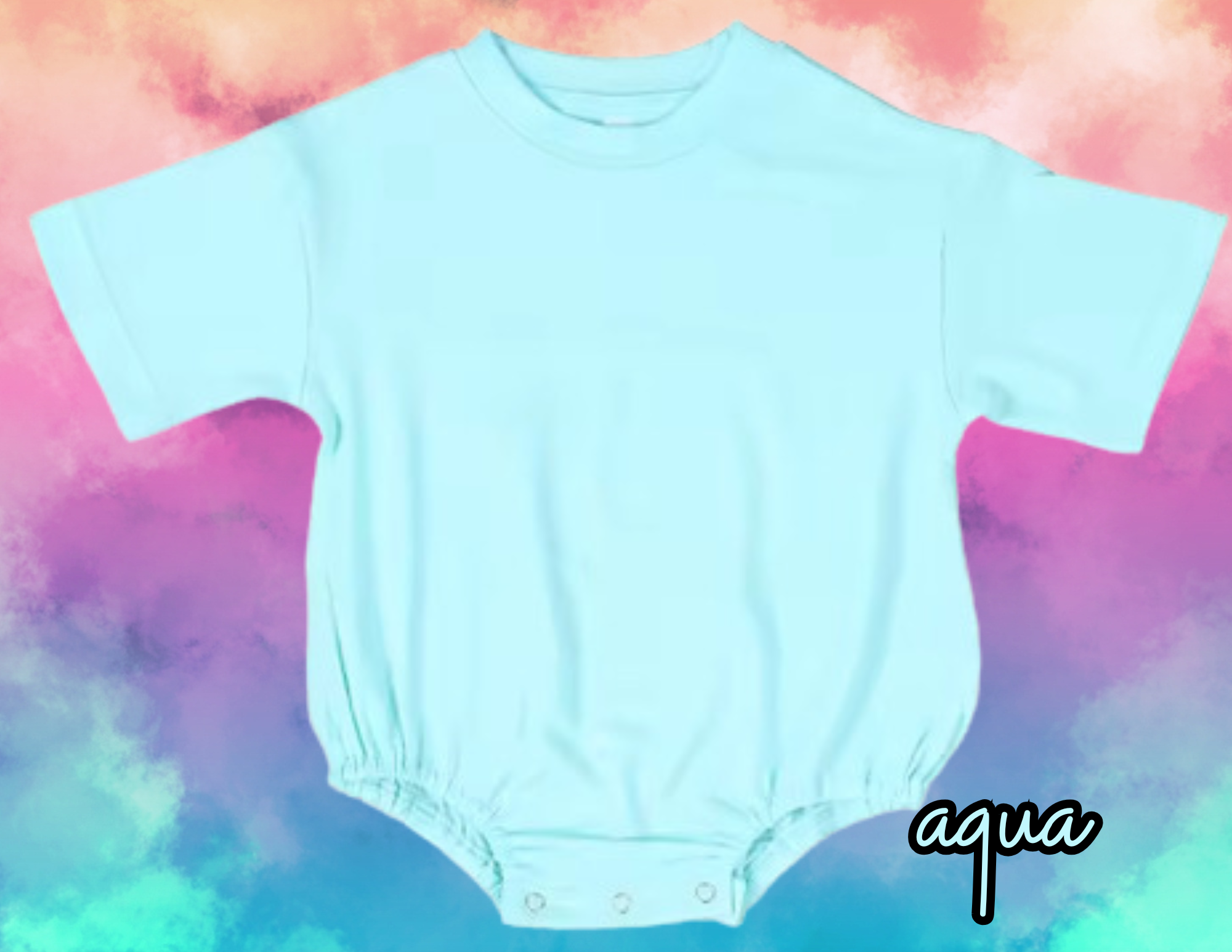 bubble baggy rompers blank