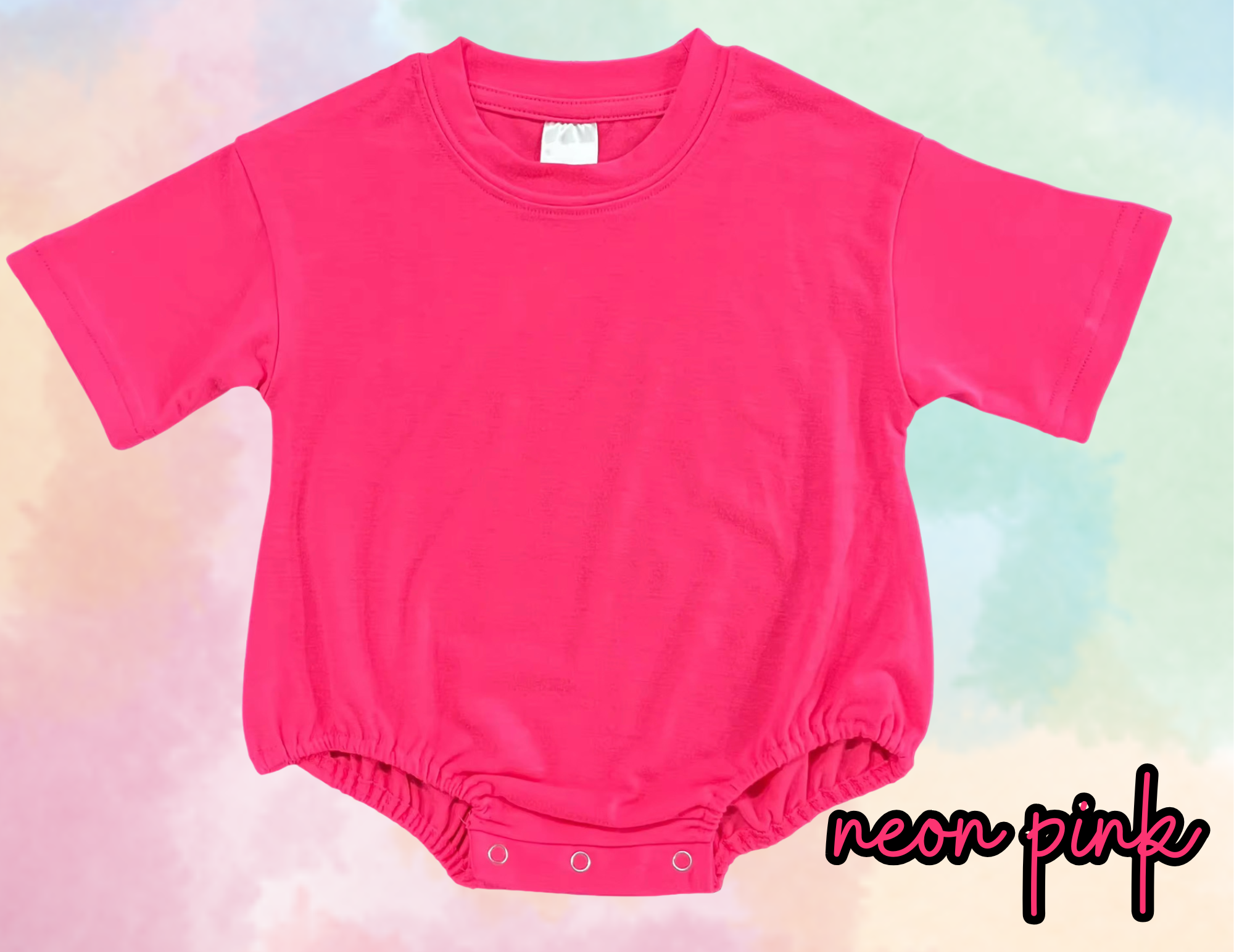 neon rompers blank