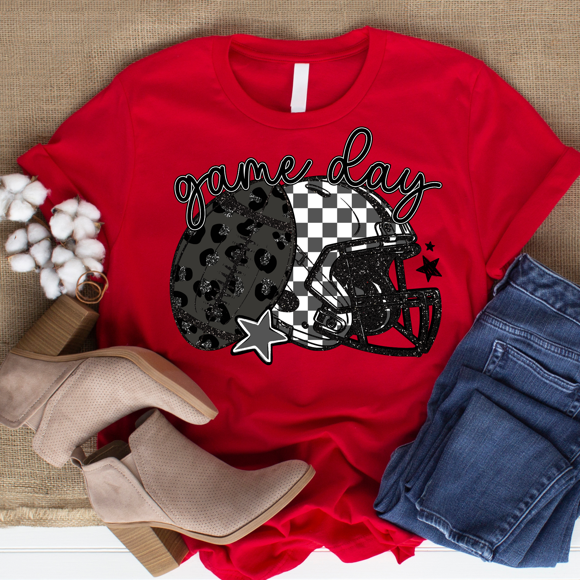 Game day football tshirt